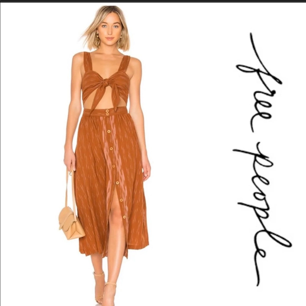 Free People Bronze Dress Small